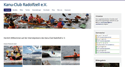 Desktop Screenshot of kanu-radolfzell.de