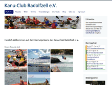 Tablet Screenshot of kanu-radolfzell.de